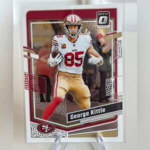 2023 George Kittle Panini Donruss Optic Card